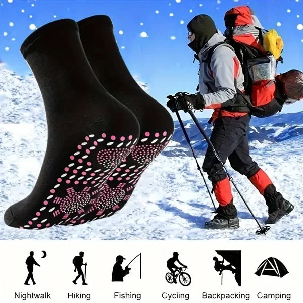 🧦 Stay Warm Naturally with Self-Heating Therapy Socks
